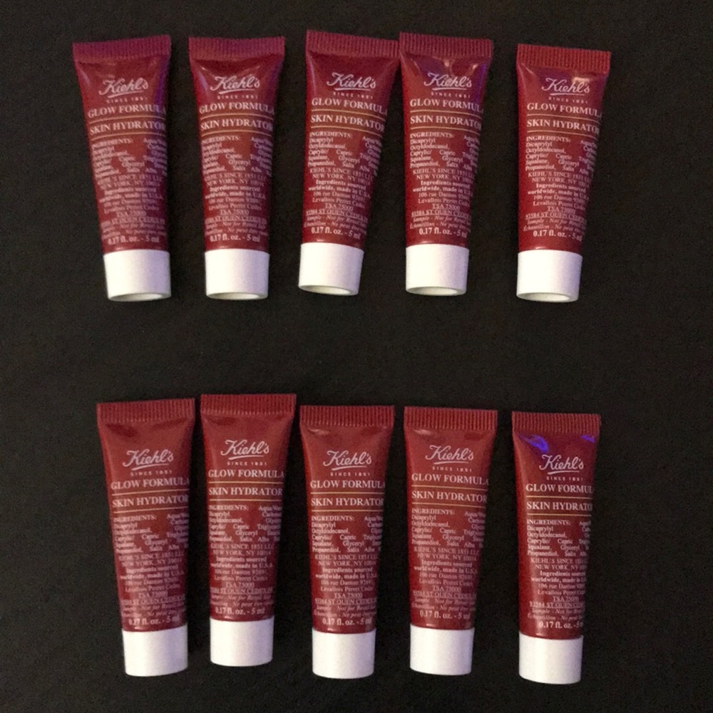 10 Kiehl's Glow Formula Skin Hydration Samples